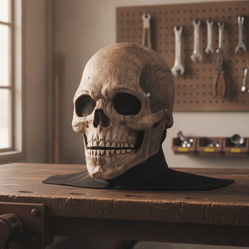 Unisex adult skull helmet - unisex,